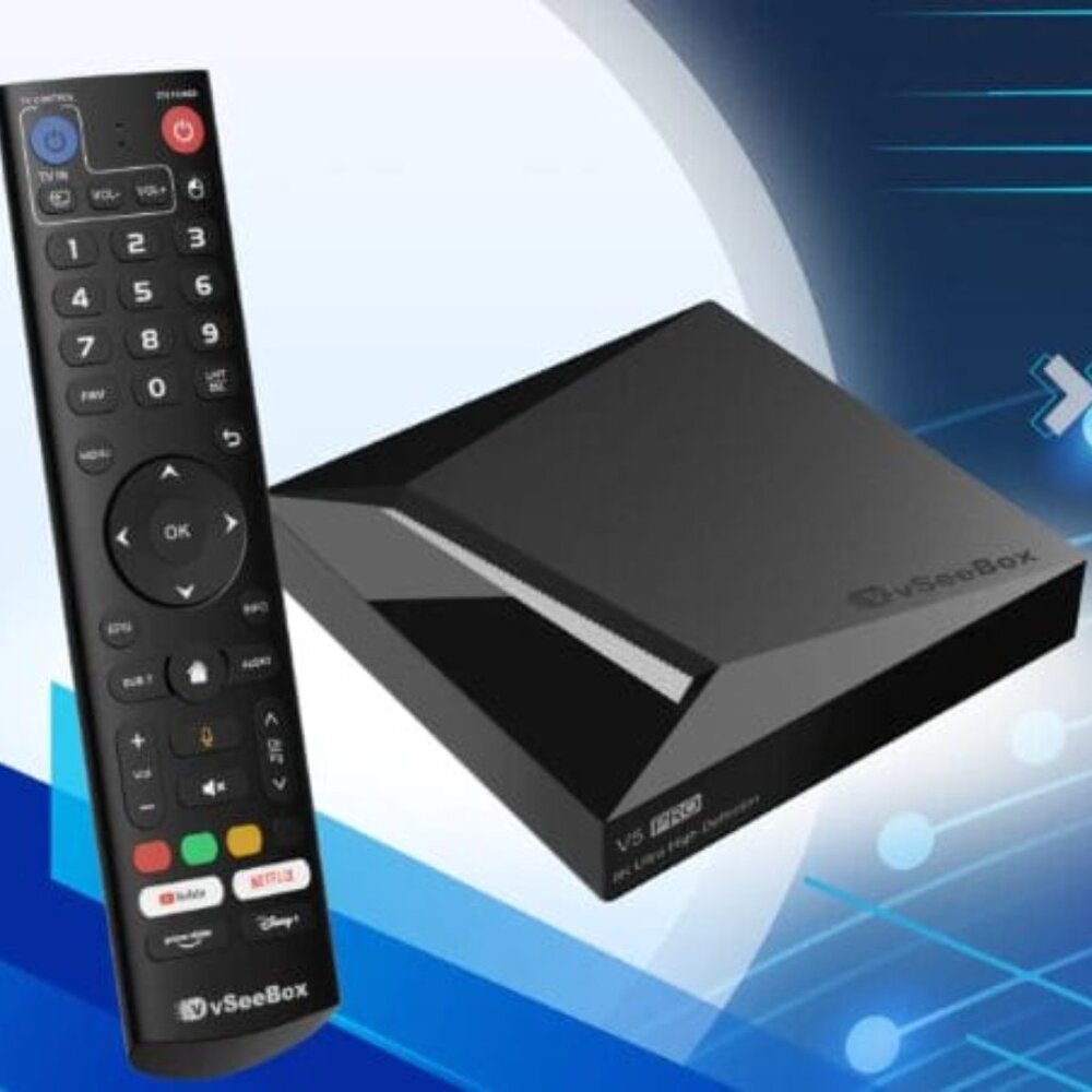 vSeeBox V5 Pro Android Streaming Box | Authorized Seller | Same-Day Ship